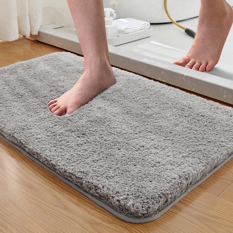 Non-slip Bathroom Door Mats: Quick-Drying, Absorbent Floor and Toilet Carpets