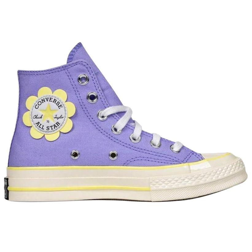 Converse CHUCK TAYLOR 70s Fashionable and Comfortable High-top Canvas Shoes for Women In Purple