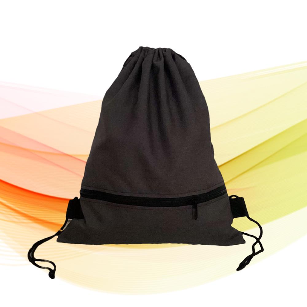 

Легкий простой рюкзак на шнурке – Идеально подходит для повседневного использования и путешествий серый