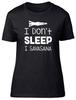 I Don't Sleep I Savasana Yoga Womens Ladies T-Shirt Tee