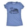 Womens Take Me To The Ocean T Shirt Cute Beach Vacation Tee