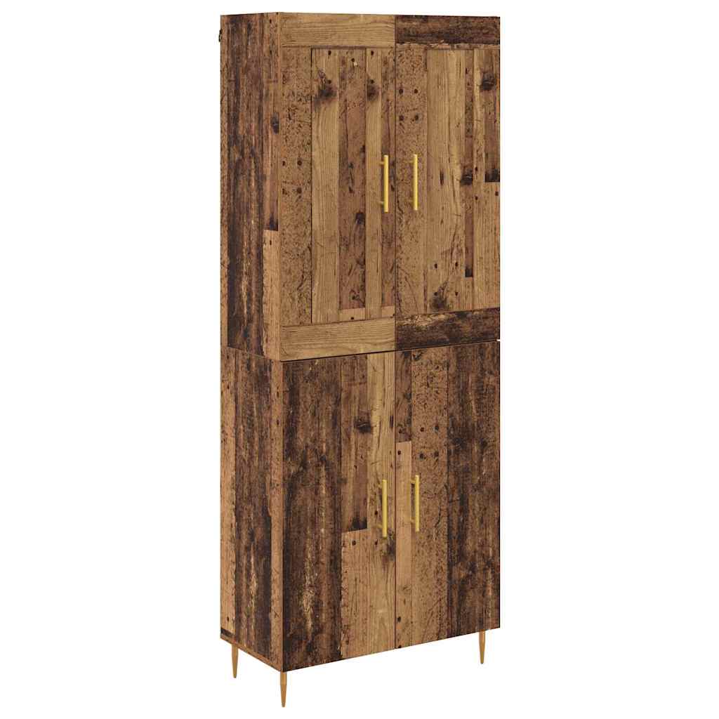 Highboard Reclaimed Wood 69.5 x 34 x 180 cm Particleboard