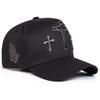 Unisex Kruis Borduurwerk Baseballpetten Lente en Herfst Buiten Verstelbaar Casual Petten Zonnehoed Sportpet