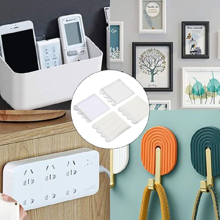 12Pcs Large Picture Hanging Strips Adhesive Wall Hanging Strips for Picture Frame Hanging and Wall Decorations