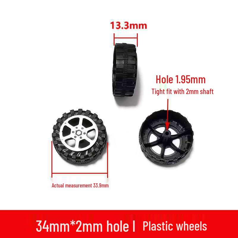 DIY Plastic Toy Wheels - Available in Sizes 22/26/30/32/34/37/42