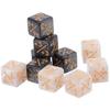 10 Pieces Loyalty Dice Cube Gathering Game Counters Token Dice Card Gaming Dice Counters Compatible with CCG/Card for Adults