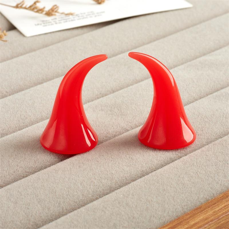 

Хэллоуин Дьявольские рога Ободок Сделай сам Аксессуары для косплея для костюмированных вечеринок 1 pair красный