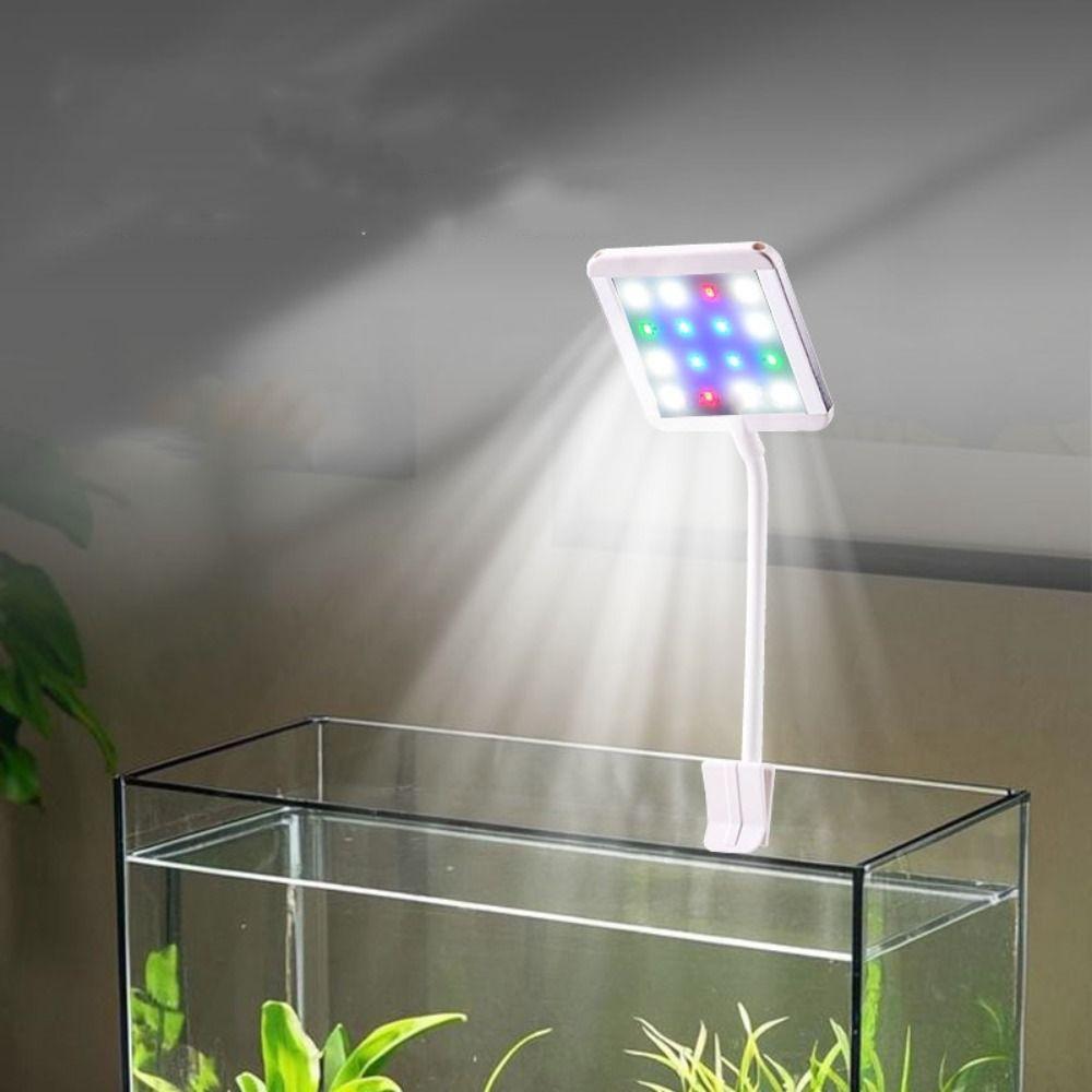 USB Aquarium LED Light Adjustable Fish Tank Clip Lamp Full Spectrum Lamp Aquarium Plants