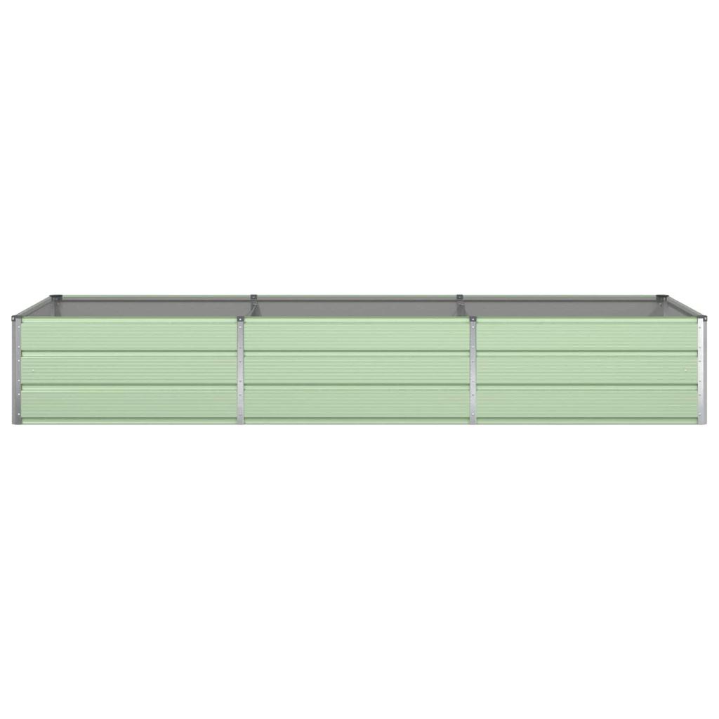 Planter Pastel Green 290 X 100 X 45 Cm Galvanized Steel