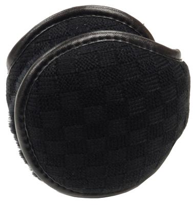 Cold Knitted Ear Back Bicycle [GiGant] Earmuffs, Earmuffs, Earmuffs, Foldable, Earmuffs, Protection, Warmers, Arm, (2.Black)