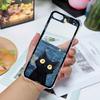 Artistic Black Cat Starry Night Phone Case For Samsung Galaxy Z Flip 6 5 4 3 5G Shockproof Cover For Samsung ZFlip3 Flip4 ZFlip5