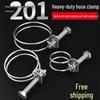 201 Stainless Steel Double Wire Hose Clamp for Pipes and Rubber Structures