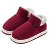 Livraison gratuite hiver nouvelles chaussures en coton pour les personnes âgées, semelle souple antidérapante, résistantes à l'usure, chaudes et chaudes, chaussons en coton peluche super épais