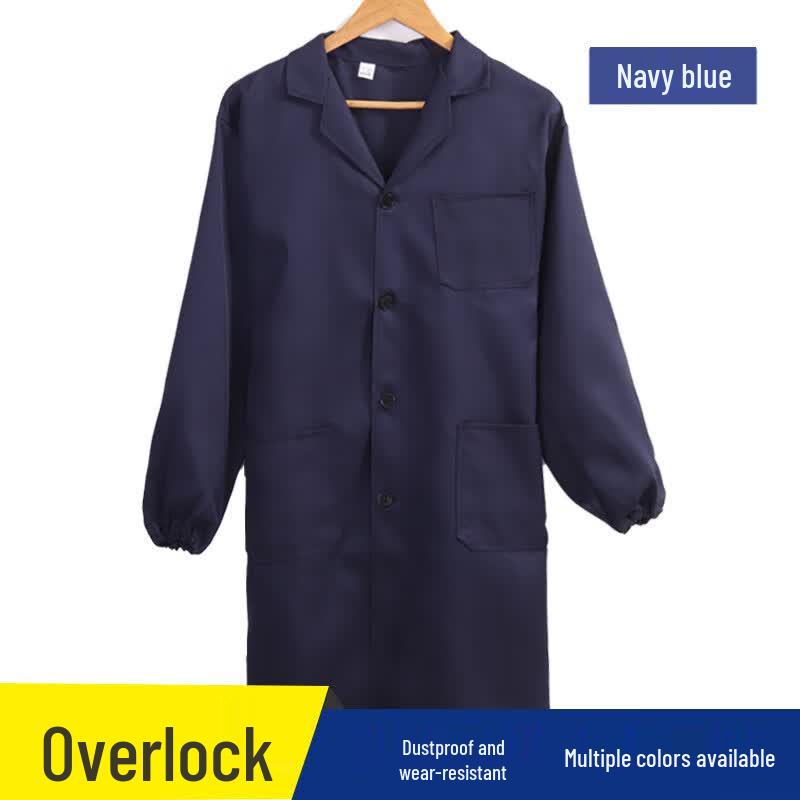 Wei Qing Long Sleeve Stain-Resistant Work Smock