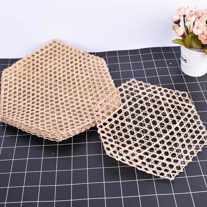 JingJingRS Hand-Woven Hexagonal Bamboo Steaming Mat