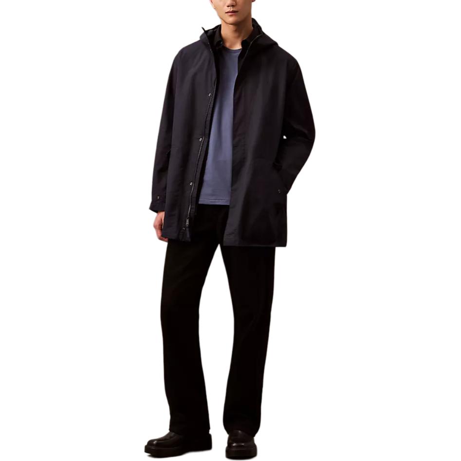 

Calvin Klein Solid Color Windproof Waterproof Loose Lightweight Jacket Men Jackets Deep-Sapphire-Blue 40EM527-410 XS
