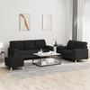VidaXL Sofa Set with Cushions 3 Pcs, Sofas with Armrests and Backrest, Furniture Set with Footrest 3201334