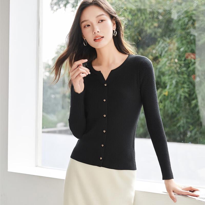 HSTYLE Women's V-Neck Knit Sweater