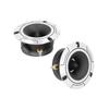 Pair Car Audio Speakers 4in Round 92dB 12V 35hz‑20khz Symmetrical Terminal Sound System Universal