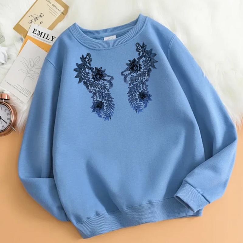 1 Pair Flower Fabric Appliques for Fashion Clothing Clothes Dress Decor 3D Hollow Water Soluble DIY Crafts Lace Embroidery