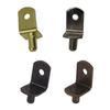 50Pcs L Shaped Metal Shelf Support Peg Hole Punch Shelf Support Pins with Rubber Sleeve For Floating Shelves Part