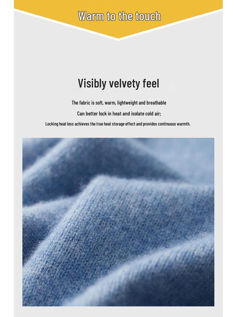 Cashmere 2025 Men's High Neck Solid Color Pullover Sweater - Autumn/Winter Collection