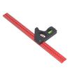 Adjustable Sliding Ruler Precise Aluminum Alloy 90 45 Degree Combination Angles Ruler for Accurate