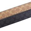 Coach Reversible Belt in Tan and CY922 QBRMO Men's Charcoal, [Used]