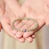 Recommended Natural Hetian Jade Bracelet, Green Jade Lotus Beads, Jadeite Clear Water Bracelet for Women, Serene Lotus