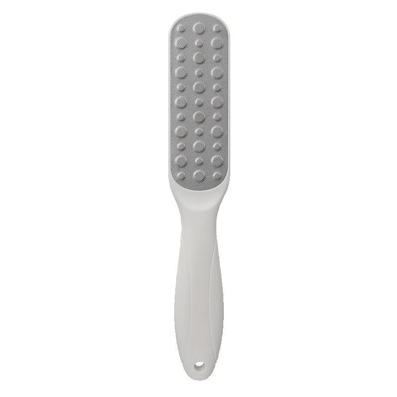 Ouriner Double-Sided Foot & Hand Stone Remover Tool with Plastic Handle Remover for Heels Toenails Cuticles Pedicure Manicure