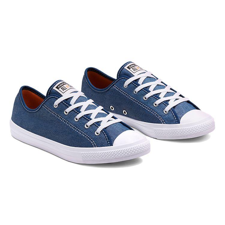 Converse Chuck Taylor All Star Dainty Casual Low Top Canvas Shoes Women Sneakers Blue 567872C