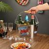 ZISIZ Retro Metal Ice Bucket