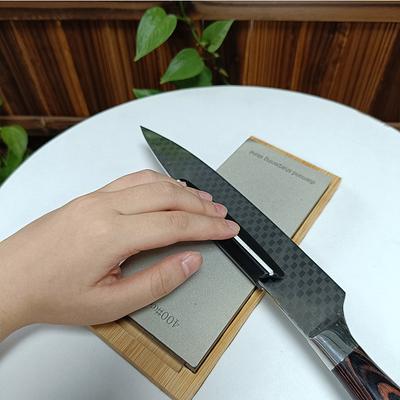 Doppelseitiger Diamant-Schärfstein Messerschärfer Körnung 180-1500# Schleifstein Diamantwerkzeuge Feinschleifen Wetzstein 170*75MM