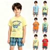 Conjunto de Camiseta y Pantalones Cortos de Verano para Niños, Atuendo Casual de 2 Piezas para el Uso Diario