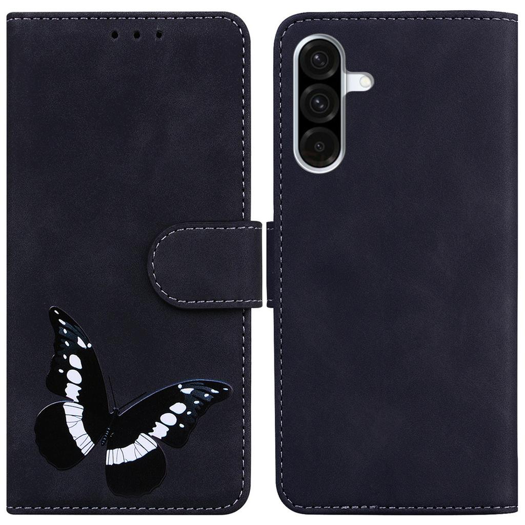 For Samsung Galaxy A56 5G/A36 5G Stand Case PU Leather Phone Cover Butterfly Printed