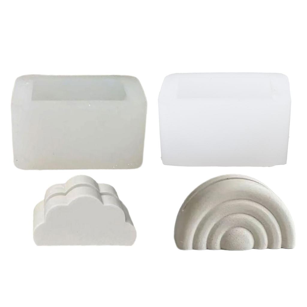 Cloud Business Card Holder Silicone Molds Ornaments Epoxy Resin Moulds Cloud Castings Molds Handmade Plaster Molds