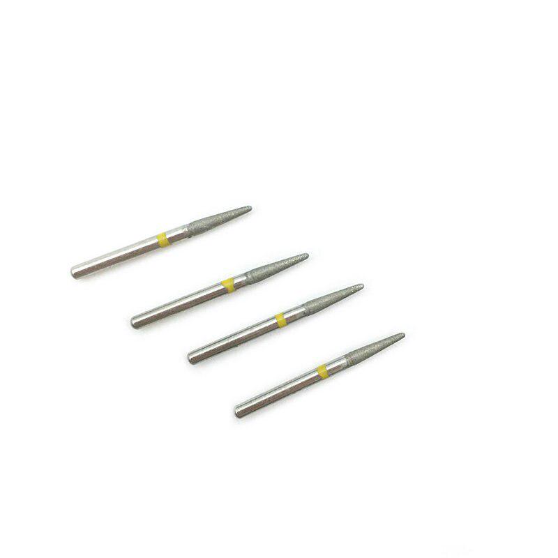 Fraises dentaires diamantées, 10 pièces, fraises dentaires pour pièces à main à grande vitesse, outil de dentiste FG 1.6mm TR-21EF