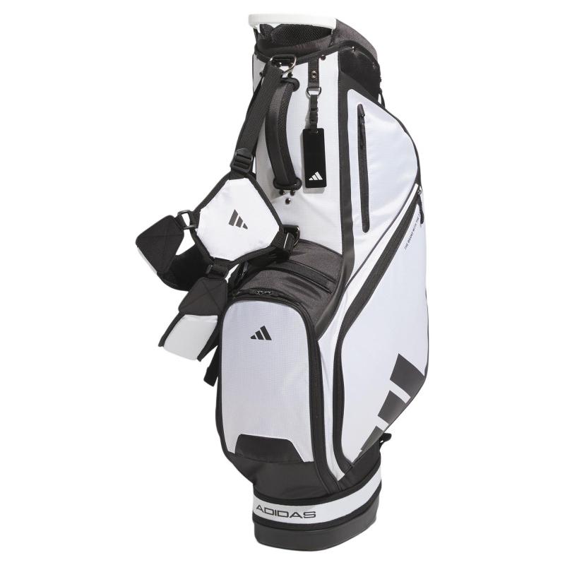 

Adidas Polyester Golf Bag Gym Bag Unisex White & Black Adidas IN6674 чёрный/белый