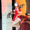 Sexy Sexy Christmas Dress Pure Honey Velvet Dress Set New Year's Robe Cosplay Seduction