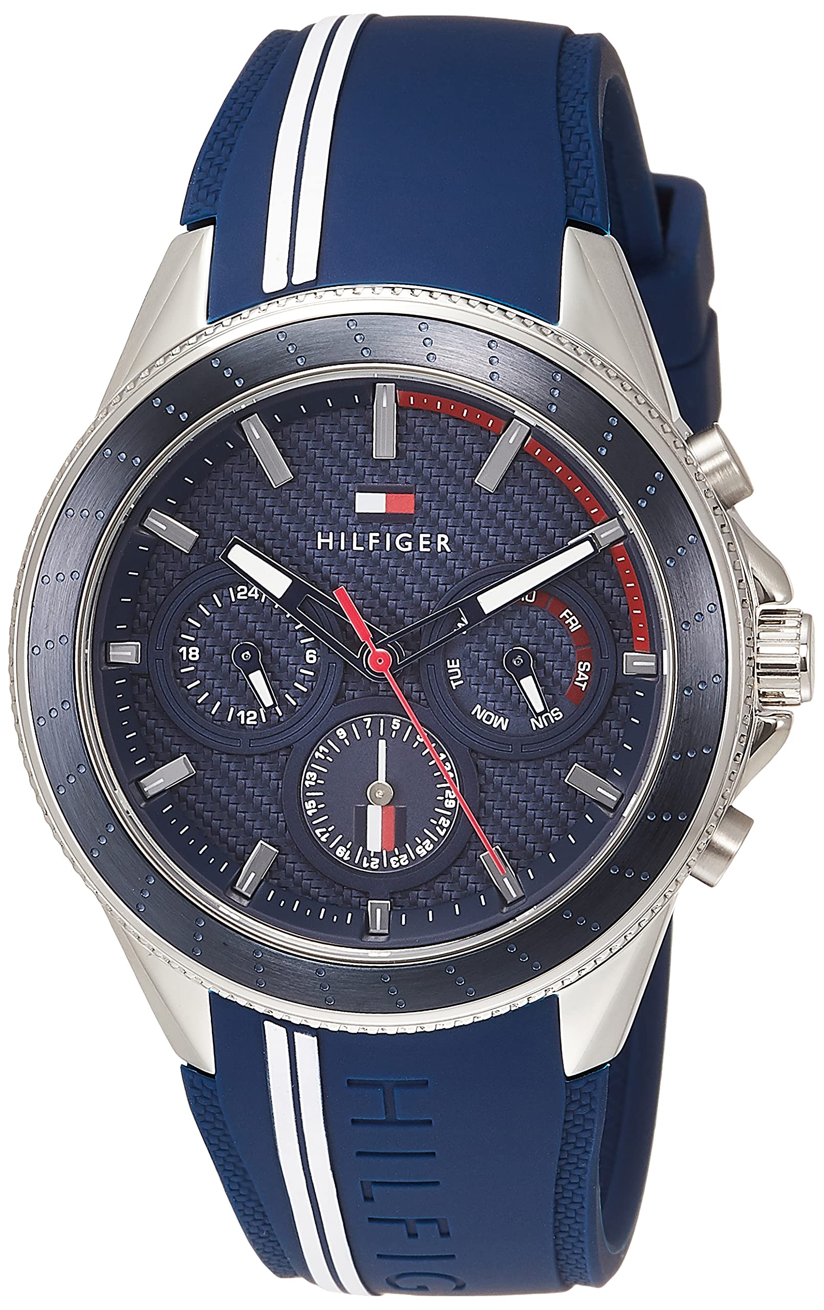 AIDEN 1791859 Синий [Tommy Hilfiger] Мужские часы, [Б/У] gray