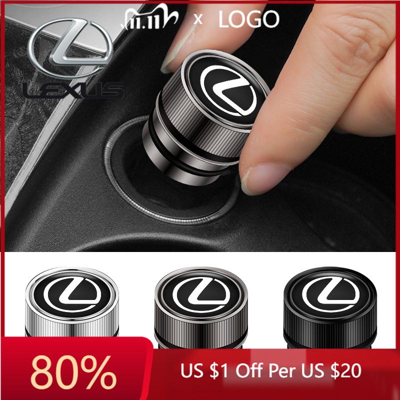 2026 Hot Interior Stickers Car Cigarette Lighter DustProof Cover Decoration Protect Cap For Lexus ES RX NX LS UX LM LX GX LC RZ