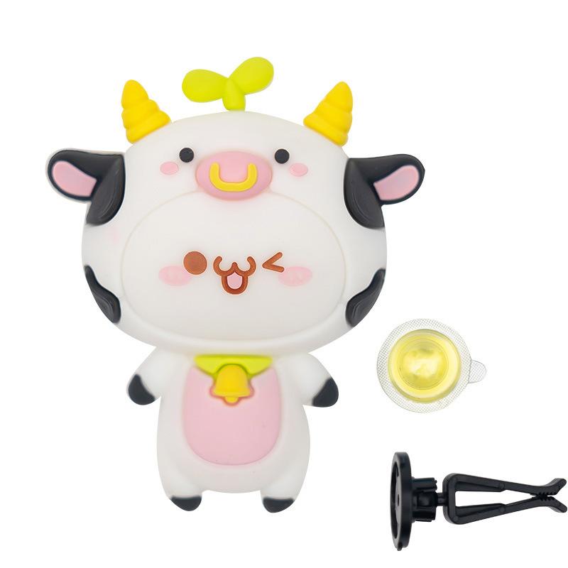 Korean Style New with Long Grasss Cartoon Man Car Air Freshener Air Outlet Fragrance Flavoring In The Car Goods Accessories