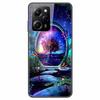 For Redmi Note 12 Pro Case Redmi Note12 5G Tempered Glass Hard Back Cover For Redmi Note 12 Pro Plus 5G Coque Starry Sky Case