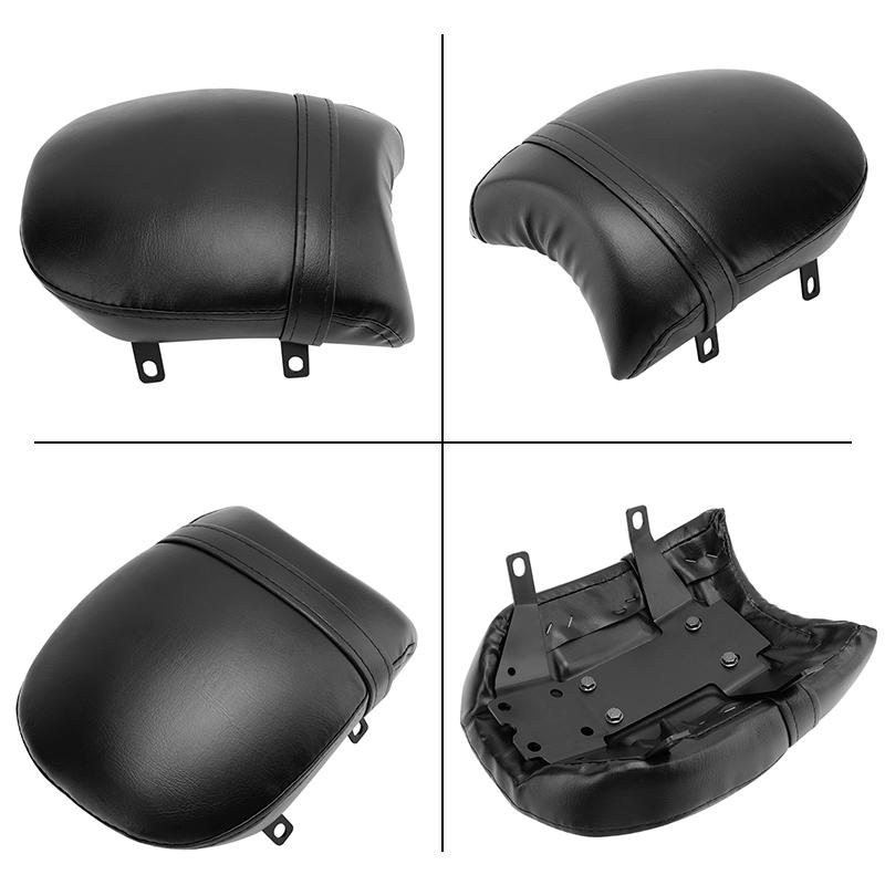 Motorrad Rücksitz Schwarz Soziuspolster Kissen Leder Für Victory Vegas Kingpin Boardwalk High Ball Gunner 2003-2017