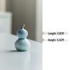 Xianci Colorful Ceramic Gourd Ornament - Cute Tea Pet Accessory for Tea Ceremony