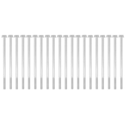 20 Stück M6 x 120mm Sechskant Verlängerte Motorschraube Sechskopf Lange Schraube für Landwirtschaft Haushalt