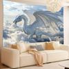 1 Piece Gorgeous Style Polyester Dragon Tapestry, Polyester Fabric, Machine Washable, Suitable for Living Room, Bedroom