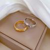 No Fading, Minimalist Geometry, Titanium Steel, Cold Wind Dancing Ring, Men And Women'S Tide Personality Simple Index Finger Ring