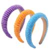 Baroque Rhinestone Headband Crystal Padded Hair Band Glittering Hair Accessories for Women Girls