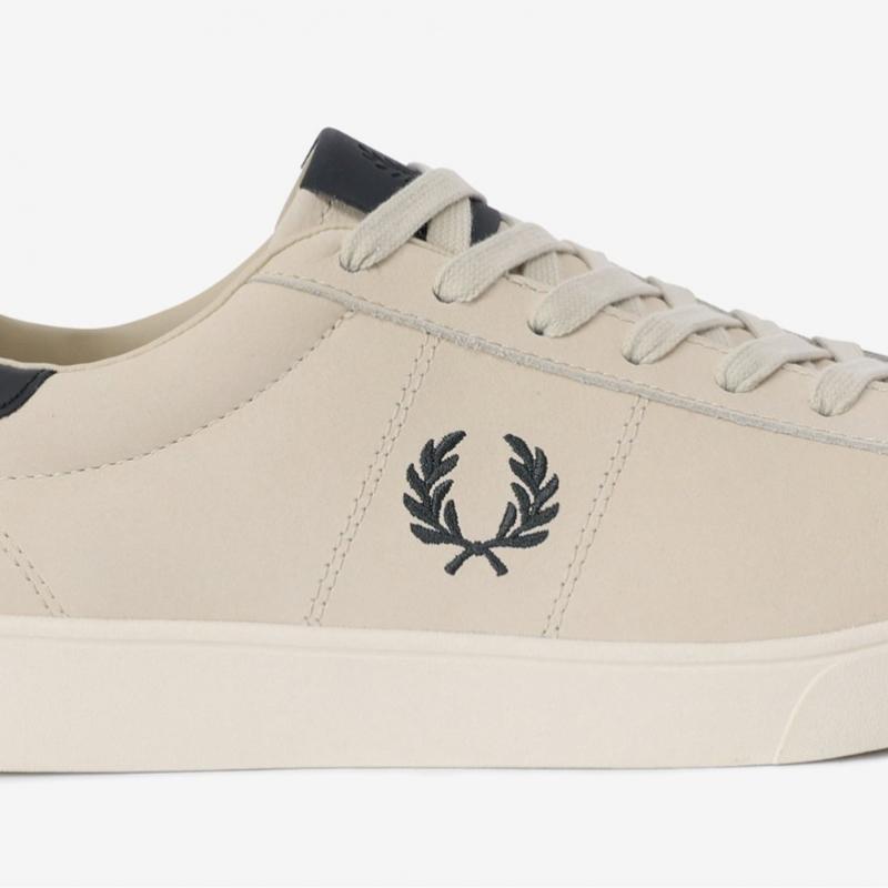Fred Perry Men S Ivory Leather SneakerS Sfpm2438315 X64